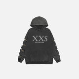 Ripped Sleeves Washed Hoodie