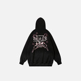 Graphic Gradient Oversized Hoodie