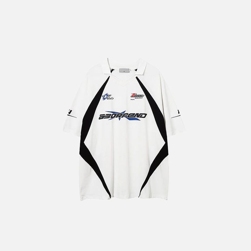 Urban V-neck Racing T-shirt