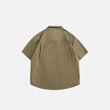 Oversized Solid Color Shirt