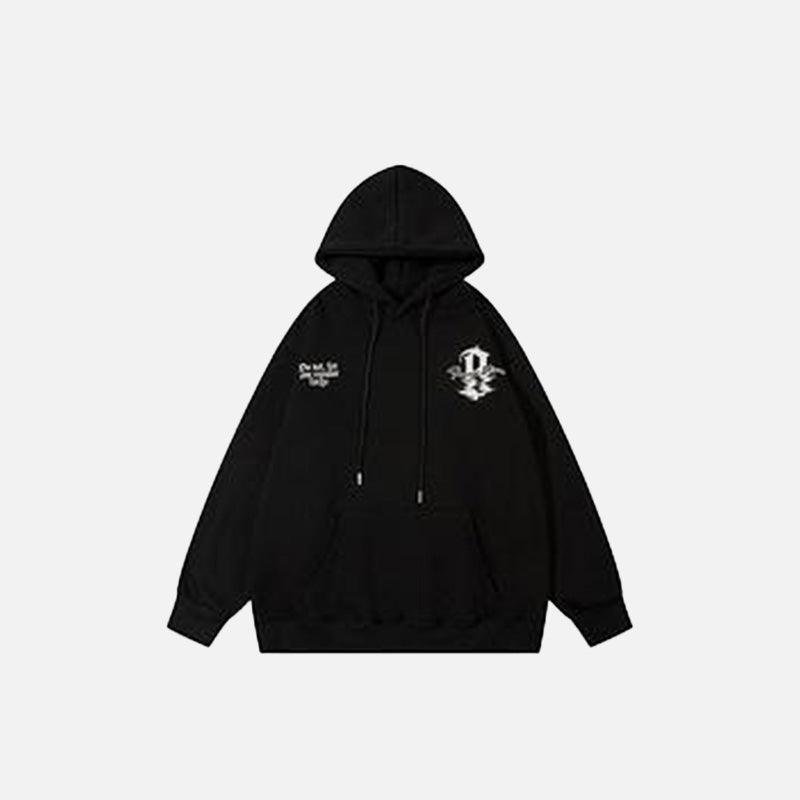 Graffiti Loose Oversized Hoodie