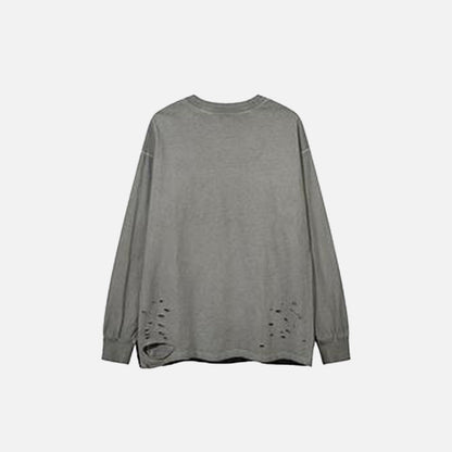 Loose Star Graphic Oversized Sweatshirt