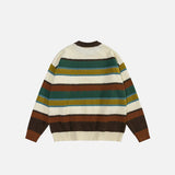 Striped Colorful Oversized Sweater