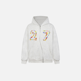 Unique Breathable Zipper Button Hooded Sweatshirt