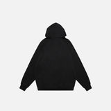 Oversized Embroidery Gothic Hoodie
