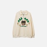 Polo Cartoon Boy Print Sweatshirt