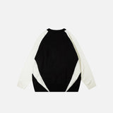 Star Patchwork Oversized Sweater