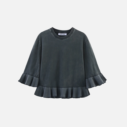 Spring Korean Double Layers Women's Sweatshirt