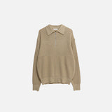 Vintage Knitted Zip-up Sweater