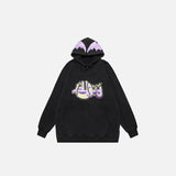 Embroidery Bats Hoodie
