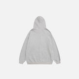 Retro Embroidery Denim Star Hoodie