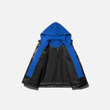 Solid Color Hooded Leather Jacket