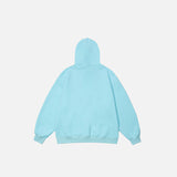 "Unusual" Letter Print Hoodie