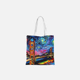 Night City Retro Leisure Eco Tote Bag