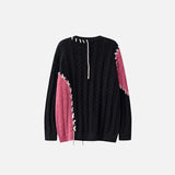 Gothic Stitched Knitted Sweater