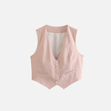 Summer Polyester Women's Vest