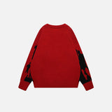 Knitted Shadow Graphic Sweater