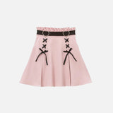 Sweet Girl High Waist Bandage Skirt