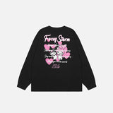 Love Hearts Long-sleeved T-shirt