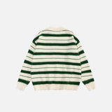 Stripped Loose Knitted Sweater