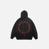 Vintage Washed Zip-up Hoodie