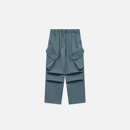 Pleated Baggy Cargo Pants