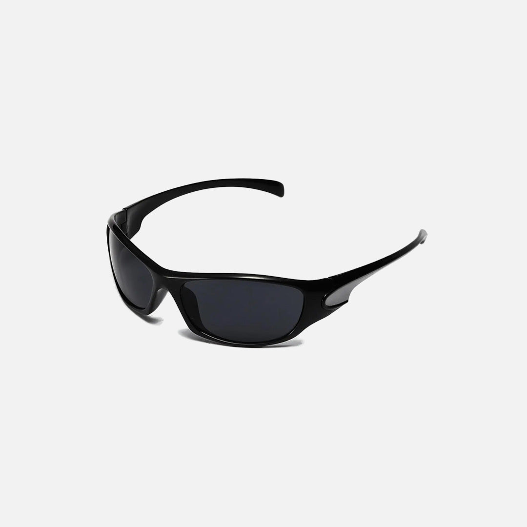 Curved Frame Sport Sunglasses
