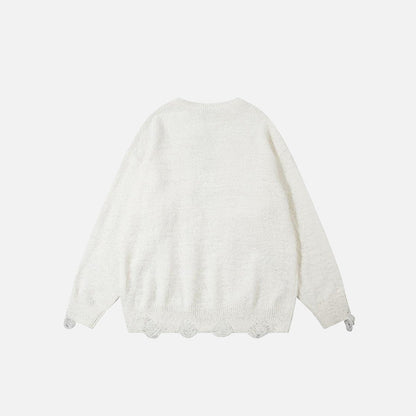 Star Graphic Loose Sweater