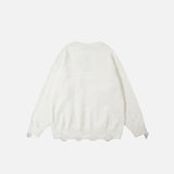 Star Graphic Loose Sweater