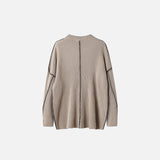 Loose Knitted Lined Sweater