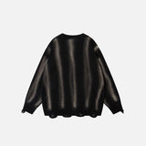 Loose Zebra Chain Sweater
