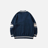 Striped Knitted Cardigan