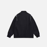 Multi Star Rivet Varsity Jacket