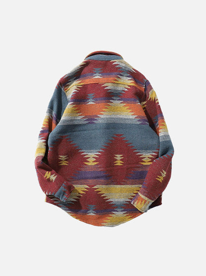 Geometric Striped Shirt