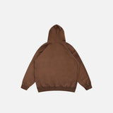 Y2K Retro Patches Letter Print Hoodie