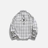 Oversized Black Hit Color Patch Shirt