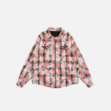 Y2K Star Embroidery Zip-up Jacket