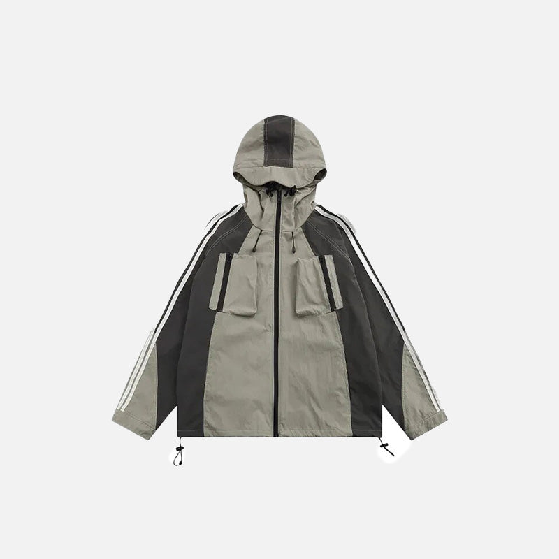 Retro Loose Windbreaker Jacket