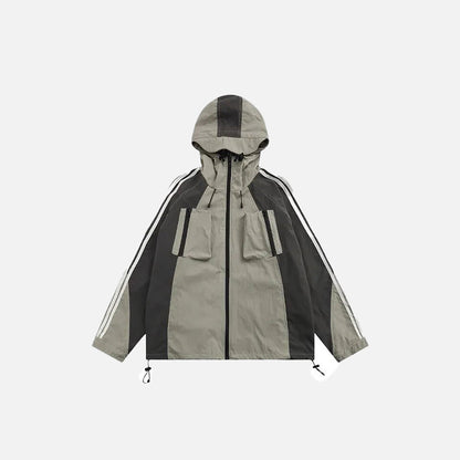 Retro Loose Windbreaker Jacket