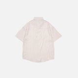 Cool Cartoon Kitten Stripe Short-Sleeve Shirt