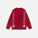 Y2K Soft Waxy Loose V-Neck Knit Sweater