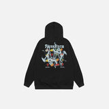 Fruit Graphic Print Hoodie
