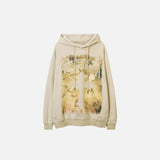 Cross Long Sleeve Printed Hoodie