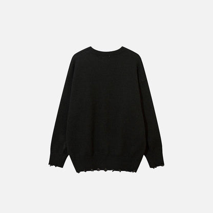 Far Star Loose Knitted Sweater