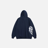 Patched Sided Hoodie