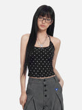Polka Dot Halter Cami Top