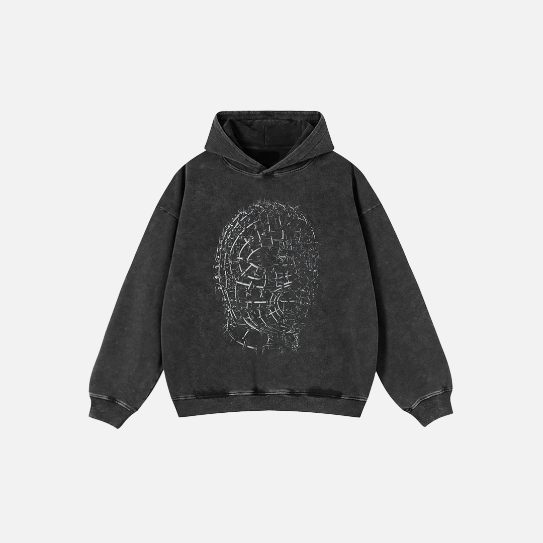 Oversize Funny Spiny Hoodie