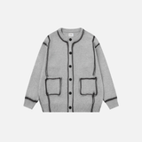 Men Flattering Trendy Oversized Knit Cardigan