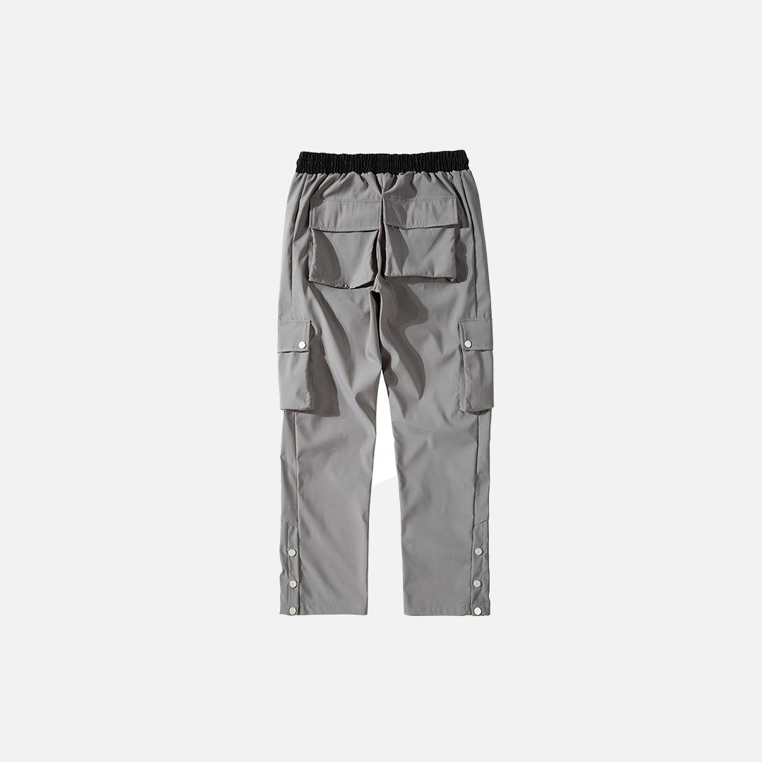 Side Breasted Cargo Pants