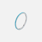 Simulated Diamond 925 Sterling Silver Ring